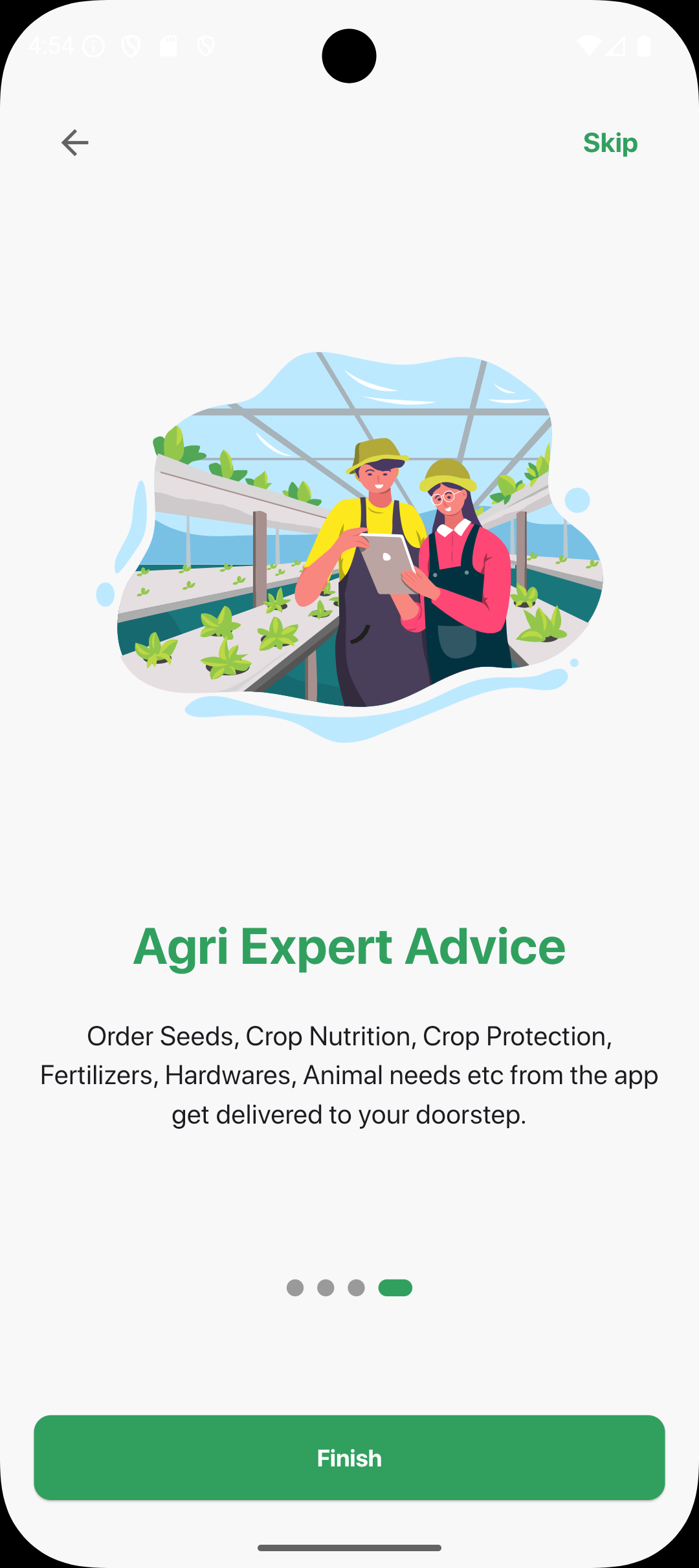 Farmitra app – detailed crop view